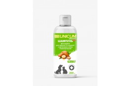 Unicum ORGANIC шампунь для щенков и котят с аргановым маслом 200 мл.