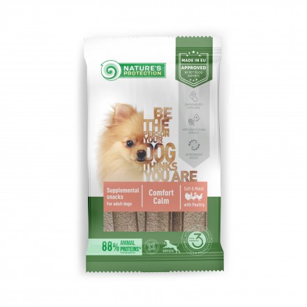 Nature's Protection Healthy Comfort Calm лакомство для собак с мясом птицы 160 г*6шт.