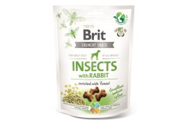 Brit Care Dog Crunchy Cracker Insects ласощі для собак з комахами, кроликом та фенхелем 200г