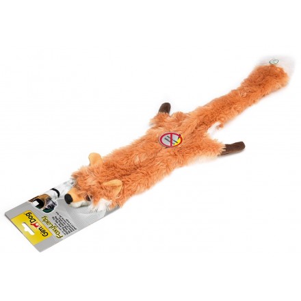 GimDog игрушка для собак лиса с пищалкой 35 см