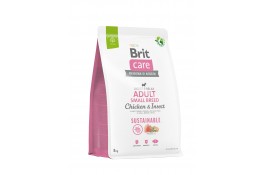 Brit Care Dog Sustainable Adult Small Breed корм для собак малих порід з куркою та комахами 3 кг