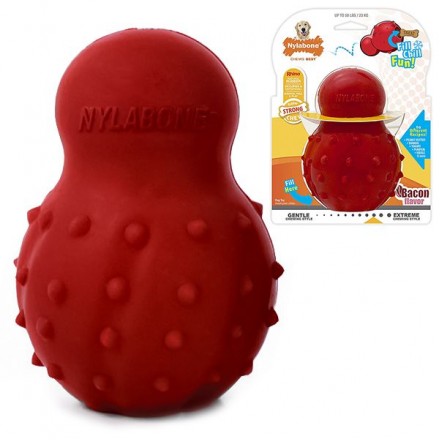 Nylabone Strong Chew Cone іграшка конус для собак великих порід з ароматом бекону 19см