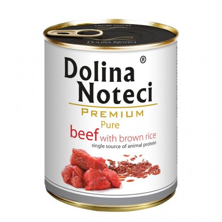 Dolina Noteci Premium Pure собак аллергиков с говядиной и рисом 800 г
