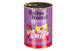Dolina Noteci Superfood влажный корм для cобак с косулей и говядиной 400 г