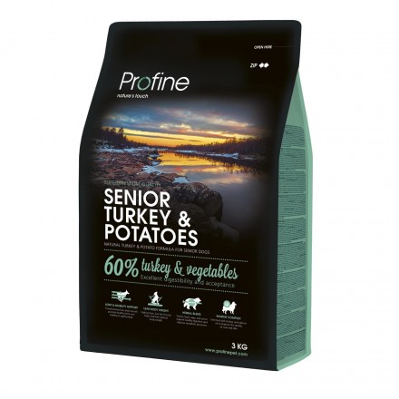 Profine Senior Turkey сухой корм для всех пород с индейкой 3 кг