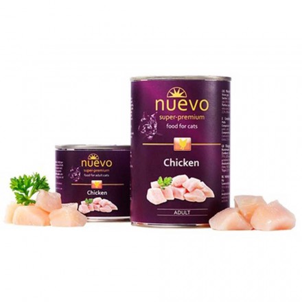 NUEVO ADULT влажный корм для котов с курицей 200 г