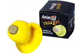 AnimAll CrazZzy 7529 іграшка на присосці для кота "Pig" (жовта)