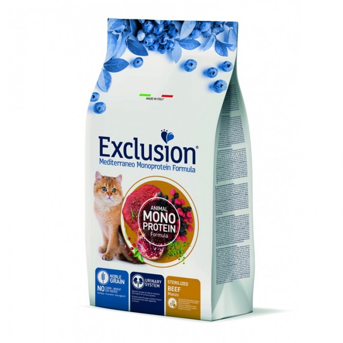 Exclusion Noble Grain Cat Sterilized Beef сухий корм для стерилізованих котів із яловичиною 1,5 кг