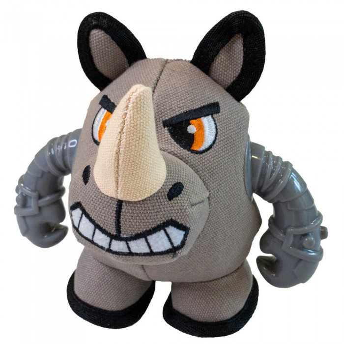 Croci игрушка для собак "Носорог - сказочный воин" с пищалкой 18х12х12 см