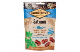 Ласощі Carnilove Cat Crunchy Snack з лососем і м’ятою для котів 50g
