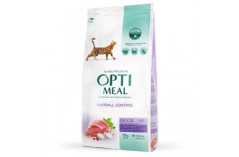 Optimeal Adult Cat Duck Hairball Control сухий корм для котів з качкою 10 кг