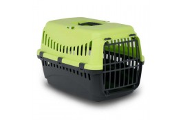 Bergamo Gipsy 2 Large Green переноска с пластиковой дверцей для кошек и собак до 12 кг (зеленая)