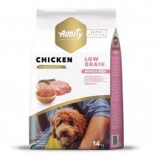 Amity Super Premium Chicken сухой корм для собак с курицей 14 кг