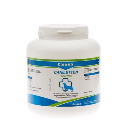 Canina Caniletten витамины для взрослых собак 2 кг/1000 таб.
