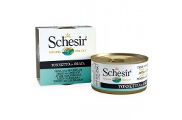 Schesir Tuna with Dorada влажный корм для взрослых котов с тунцом и дорадо в желе 85 г