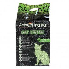AnimAll Tofu Green Tea соєвий наповнювач для котів з ароматом зеленого чаю 6 л