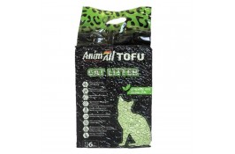 AnimAll Tofu Green Tea соєвий наповнювач для котів з ароматом зеленого чаю 6 л