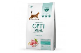 Optimeal Adult Cat Sterilised Turkey & Oat сухий корм для котів з індичкою 4 кг