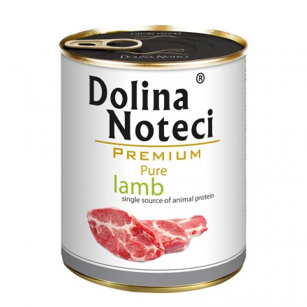 Dolina Noteci Premium Pure для собак аллергиков с ягненком 800 г