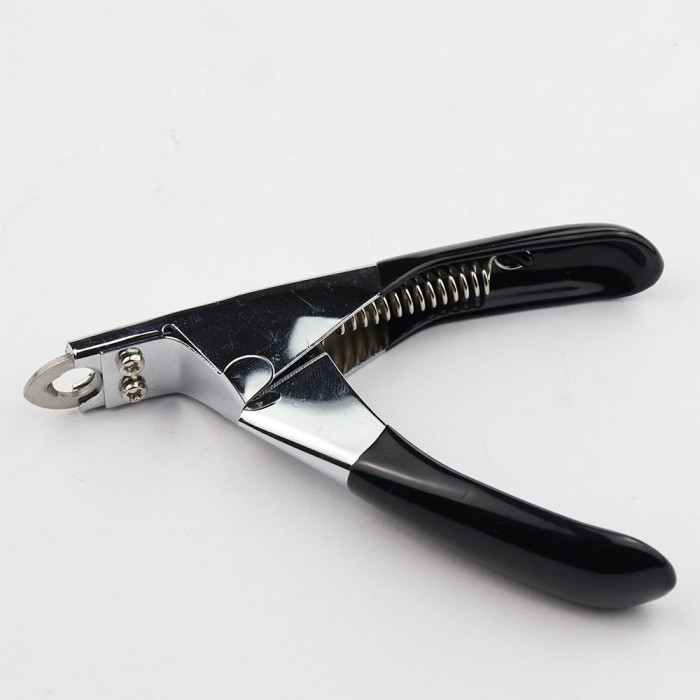 Пухнастики кігтеріз-гільйотина для котів та собак (чорний) 10,5х12,5 см