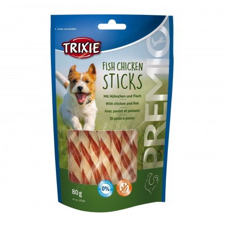 Trixie PREMIO Fish Chicken Sticks лакомство для собак с курицей и рыбой 80гр