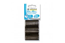 Croci Dog Bag пакеты с ручками для уборки за собаками (черные) 3 рулона х 20 шт.