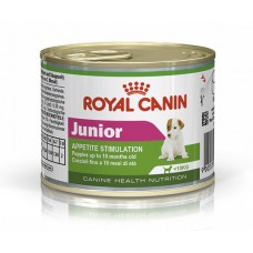 ROYAL CANIN JUNIOR вологий корм для цуценят мініатюрних та малих порід мус 195г 