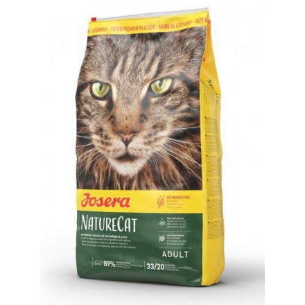 Josera NatureCat беззерновий корм для котів з лососем 10 кг