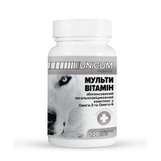 Unicum PREMIUM витамины для собак мультивитамин 100г. 100табл.