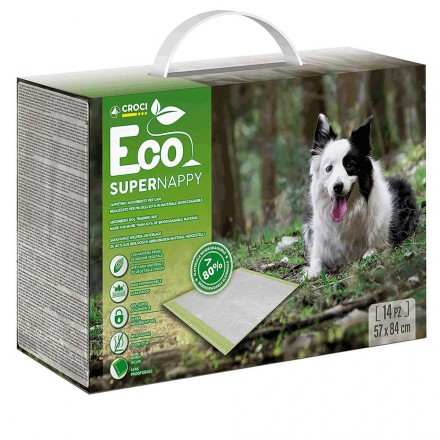 Croci Eco Super Nappy абсорбирующие пеленки для собак L 14 шт