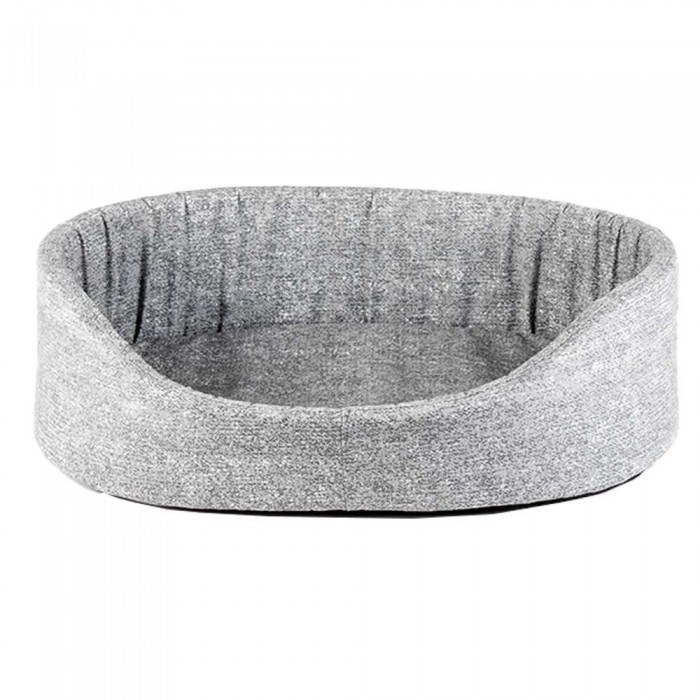 Пухнастики лежак для кошек и собак малых пород (серый) 49х35х13 см