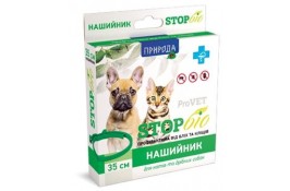 ProVET СТОП БИО ошейник для котов и мелких собак от блох и клещей 35см
