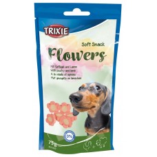 Trixie Flowers лакомство для собак с мясом птицы и ягненком 75г
