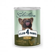 Club 4 Paws Premium Selection паштет для собак малих порід з куркою та ягням 400 г