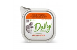 Almo Nature Daily Dog паштет з телятиною та морквою для собак 100 г*10шт