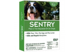Sentry капли от блох, клещей и комаров для собак свыше 30 кг (4,5 мл)