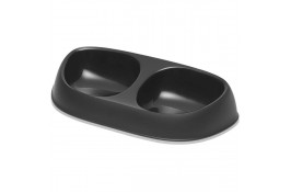 Moderna Sensibowl двойная миска для кошек (черная) 2х200 мл