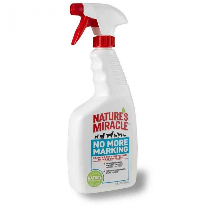 Nature's Miracle "Stain & Odor Remover" спрей для видалення плям та запахів від собак та проти повторних міток 710 мл