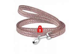 Collar WAUDOG Re-cotton світловідбиваючий повідець для собак та котів (коричневий) XS 