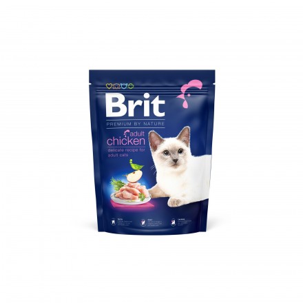 Brit Premium by Nature Cat Adult Chicken (для дорослих котів з куркою)