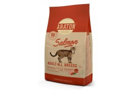 Araton Salmon Adult All Breeds сухой корм для взрослых котов с лососем 1,5кг