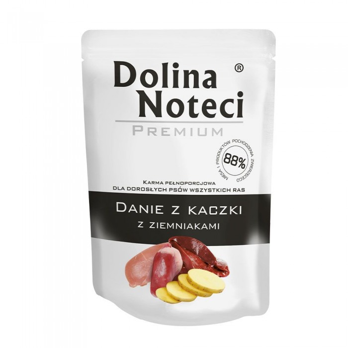 Dolina Noteci Premium Danie вологий корм для собак з качкою та картоплею 300 г