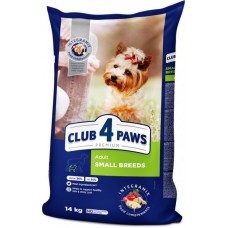 Club 4 Paws Adult Small Breeds Premium сухой корм для собак малых пород с курицей 14 кг