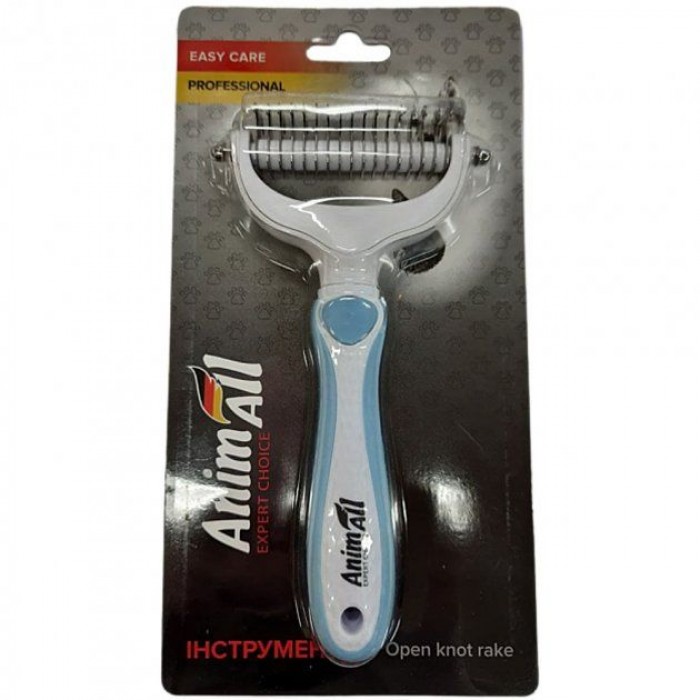 AnimAll Groom колтунорез для собак и кошек (голубой)
