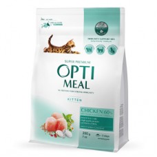 Optimeal Kitten Chicken сухий корм для кошенят з куркою 0,2 кг