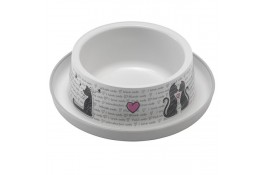 Moderna Trendy Dinner Cats in Love миска для кошек (белая) 350мл.