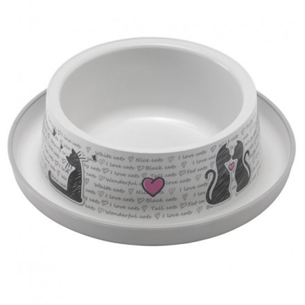 Moderna Trendy Dinner Cats in Love миска для кошек (белая) 350мл.