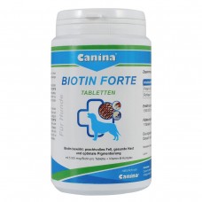 Canina Biotin forte вітаміни для підтримки здорової шерсті і шкіри собак 200 г/60 таб.