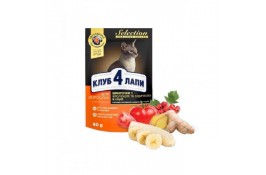 Club 4 Paws Premium Selection влажный корм для котов с кроликом и индейкой 80г*24шт