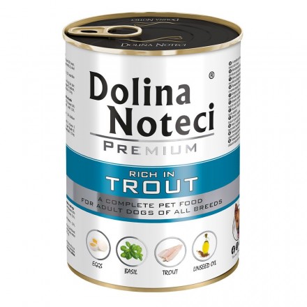 Dolina Noteci Premium влажный корм для собак с форелью 400 г